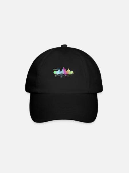Finnland - Baseballkappe - Schwarz/Schwarz