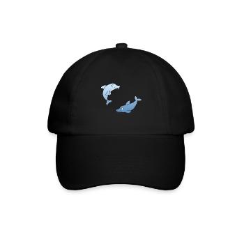 Dolphin - Baseballkappe - Schwarz/Schwarz - Vorne