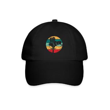 Kameramann Geschenk - Baseballkappe - Schwarz/Schwarz - Vorne