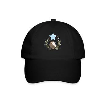 Süßer Baby Igel - Baseballkappe - Schwarz/Schwarz - Vorne