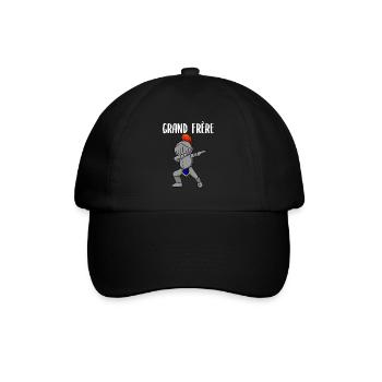 Grande Frère - Baseballkappe - Schwarz/Schwarz - Vorne