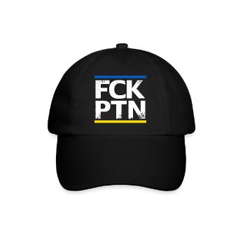 FCK PTN - Baseballkappe - Schwarz/Schwarz - Vorne