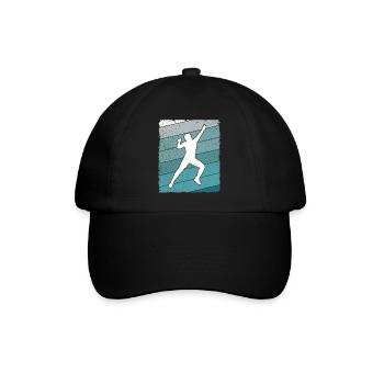 Klettern Bouldern Bergsteiger Boulder - Baseballkappe - Schwarz/Schwarz - Vorne