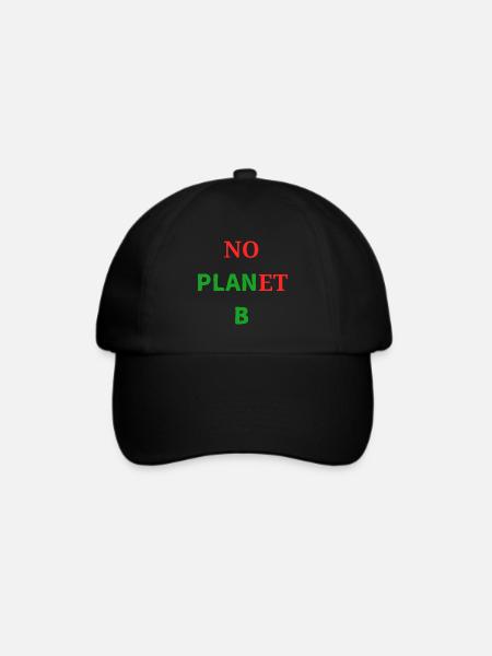 No Plan(et) B  - Baseballkappe - Schwarz/Schwarz