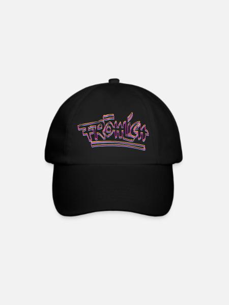 Fröhlich Neon Graffiti - Baseballkappe - Schwarz/Schwarz