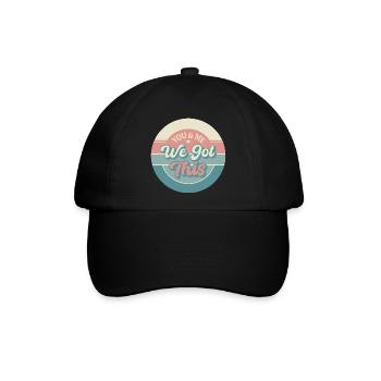 You & Me – We Got This Retro Liebe - Baseballkappe - Schwarz/Schwarz - Vorne