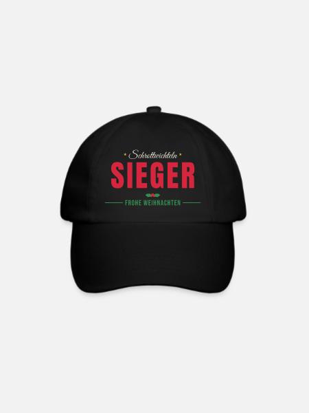 Schrottwichteln Sieger - Wichteln - Baseballkappe - Schwarz/Schwarz