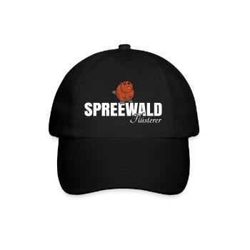 Spreewald Flüsterer - Baseballkappe - Schwarz/Schwarz - Vorne