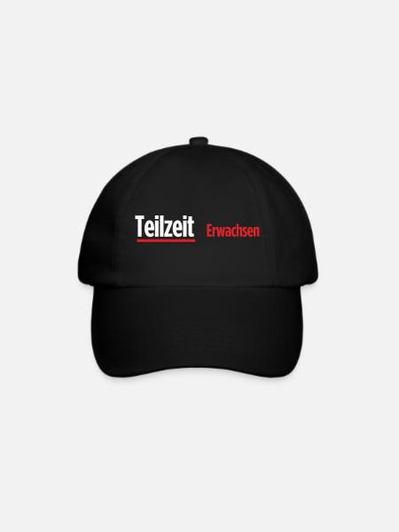 Teilzeit Erwachsen - Baseballkappe - Schwarz/Schwarz