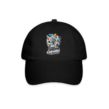 Koala Dyno: Calculated (The math is wrong though) - Baseballkappe - Schwarz/Schwarz - Vorne