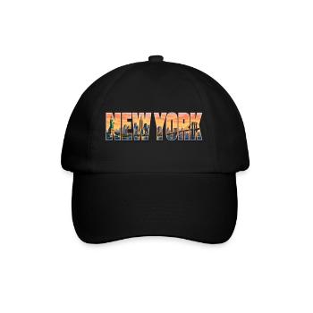 New-York-33cm - Baseballkappe - Schwarz/Schwarz - Vorne