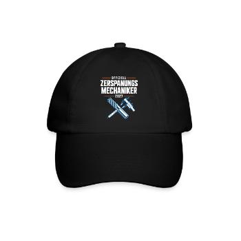 Offiziell Zerspanungsmechaniker – Abschluss 2027 - Baseballkappe - Schwarz/Schwarz - Vorne