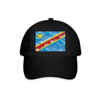 Land Kongo - Baseballkappe - Schwarz/Schwarz - Vorne