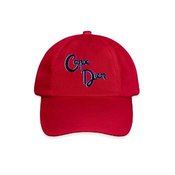 Nutze den Tag - Baseballkappe - klassisch Rot - Vorne