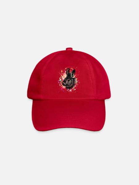 Hase - Baseballkappe - klassisch Rot