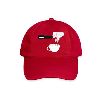 Siebträger. - Baseballkappe - klassisch Rot - Vorne