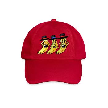 Banane lustig witzig spaßig Bananen Obst Frucht - Baseballkappe - klassisch Rot - Vorne
