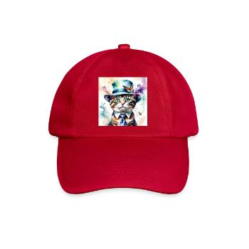 Monsieur Hercule - Baseballkappe - klassisch Rot - Vorne