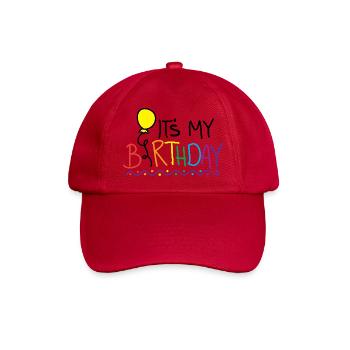 It's my Birthday - Baseballkappe - klassisch Rot - Vorne