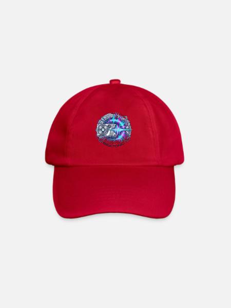 Beatronic Neon DJ Circuit - Baseballkappe - klassisch Rot