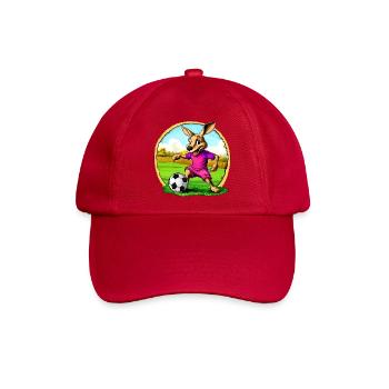 Fussball Kängurus - Baseballkappe - klassisch Rot - Vorne