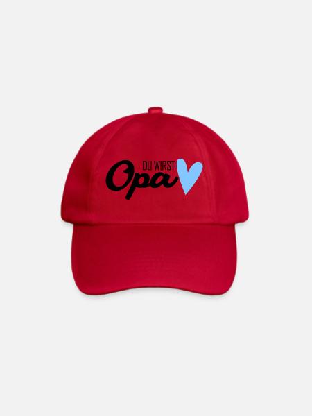 Opa - Opa werden - Bald Opa - Baseballkappe - klassisch Rot