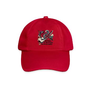Die_Feder_ist_maechtiger_als_das_Schwert_-_Ukiy - Baseballkappe - klassisch Rot - Vorne