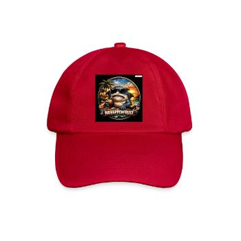 HaiHappenFrust Strandshark - Baseballkappe - klassisch Rot - Vorne