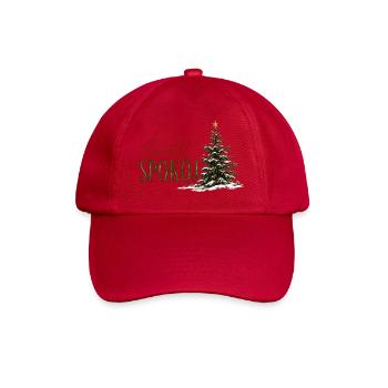 Święty Spokój polnisches Weihnachtsbaumdesign - Baseballkappe - klassisch Rot - Vorne