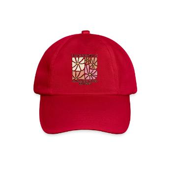 Dear Person Behind Me – Selbstliebe Retro Blumen - Baseballkappe - klassisch Rot - Vorne