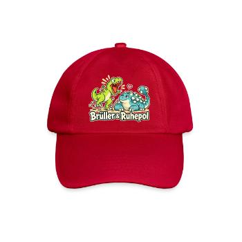 Dinosaurier Partnerlook Paar Humor Geschenk - Baseballkappe - klassisch Rot - Vorne