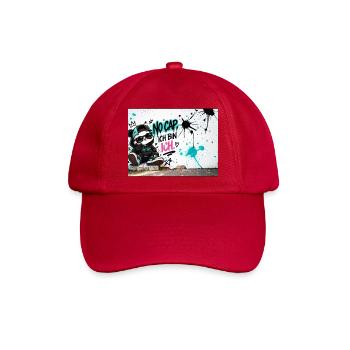 No Cap Ich Bin Ich Panda Graffiti - Baseballkappe - klassisch Rot - Vorne