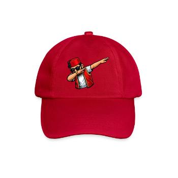 Dabbing Türke – Lustiger Truthahn mit Sonnenbrille - Baseballkappe - klassisch Rot - Vorne