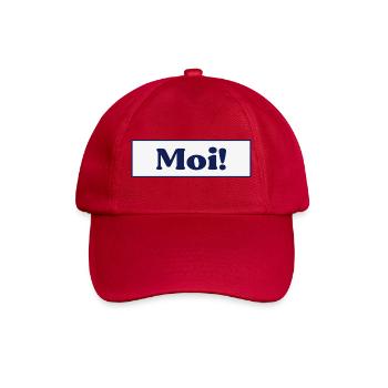 Finnland Moi Gruß - Baseballkappe - klassisch Rot - Vorne