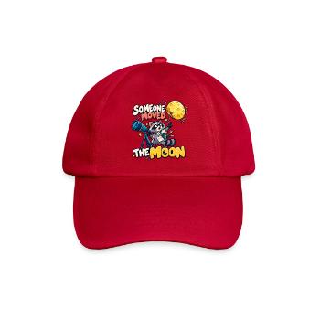 Jemand hat den Mond bewegt - Baseballkappe - klassisch Rot - Vorne