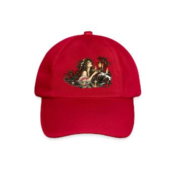 Weihnachts-Rusalka-Slawisches Wassergeist-Design - Baseballkappe - klassisch Rot - Vorne