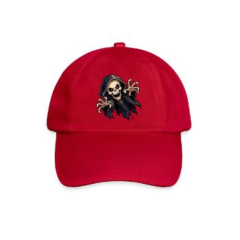 skull-ghost - Baseballkappe - klassisch Rot - Vorne