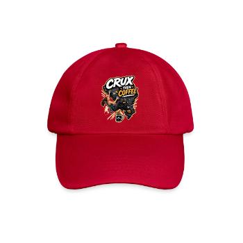 CRUX THEN COFFEE - Baseballkappe - klassisch Rot - Vorne