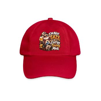 Opa im Energiesparmodus - Baseballkappe - klassisch Rot - Vorne