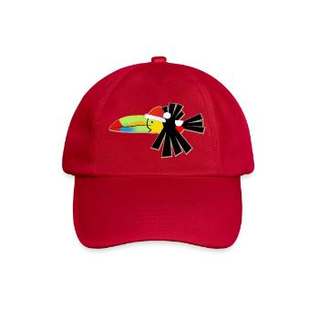 Weihnachtskielschnabel-Tukan - Baseballkappe - klassisch Rot - Vorne