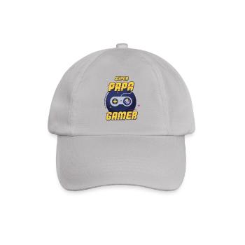 Super Daddy Gamer - Baseballkappe - Grau - Vorne