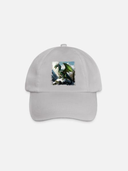Fantasy Dragon - Baseballkappe - Grau