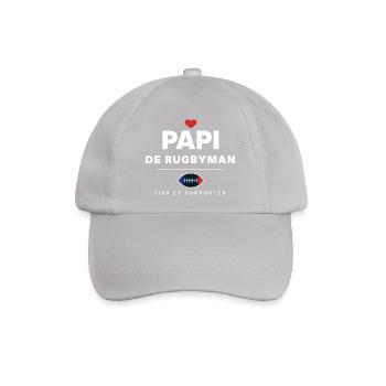 Opa eines Rugbyspielers - Baseballkappe - Grau - Vorne