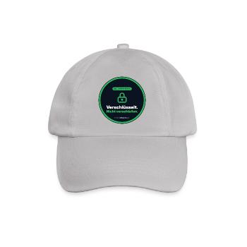 Verschlüsselt. Nicht verschlafen. SSL Nerd - Baseballkappe - Grau - Vorne