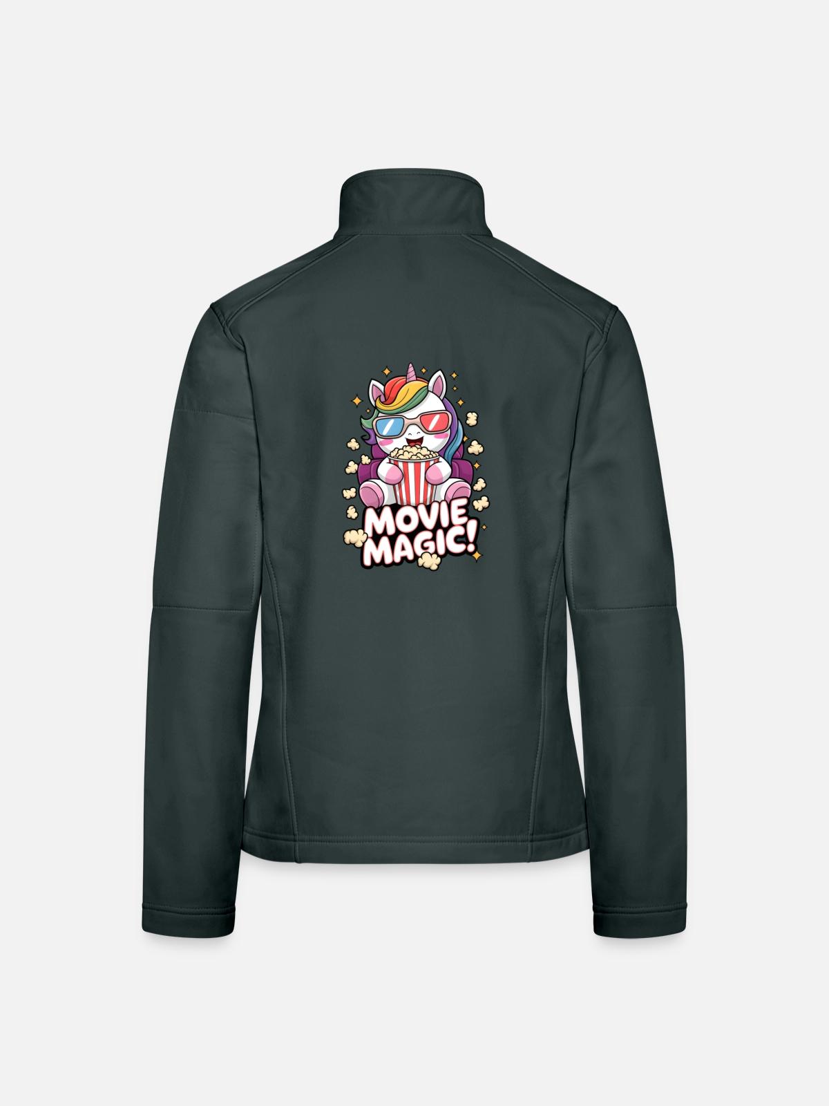 Movie Magic! - Women's Softshell Jacket - mouse grey - Back