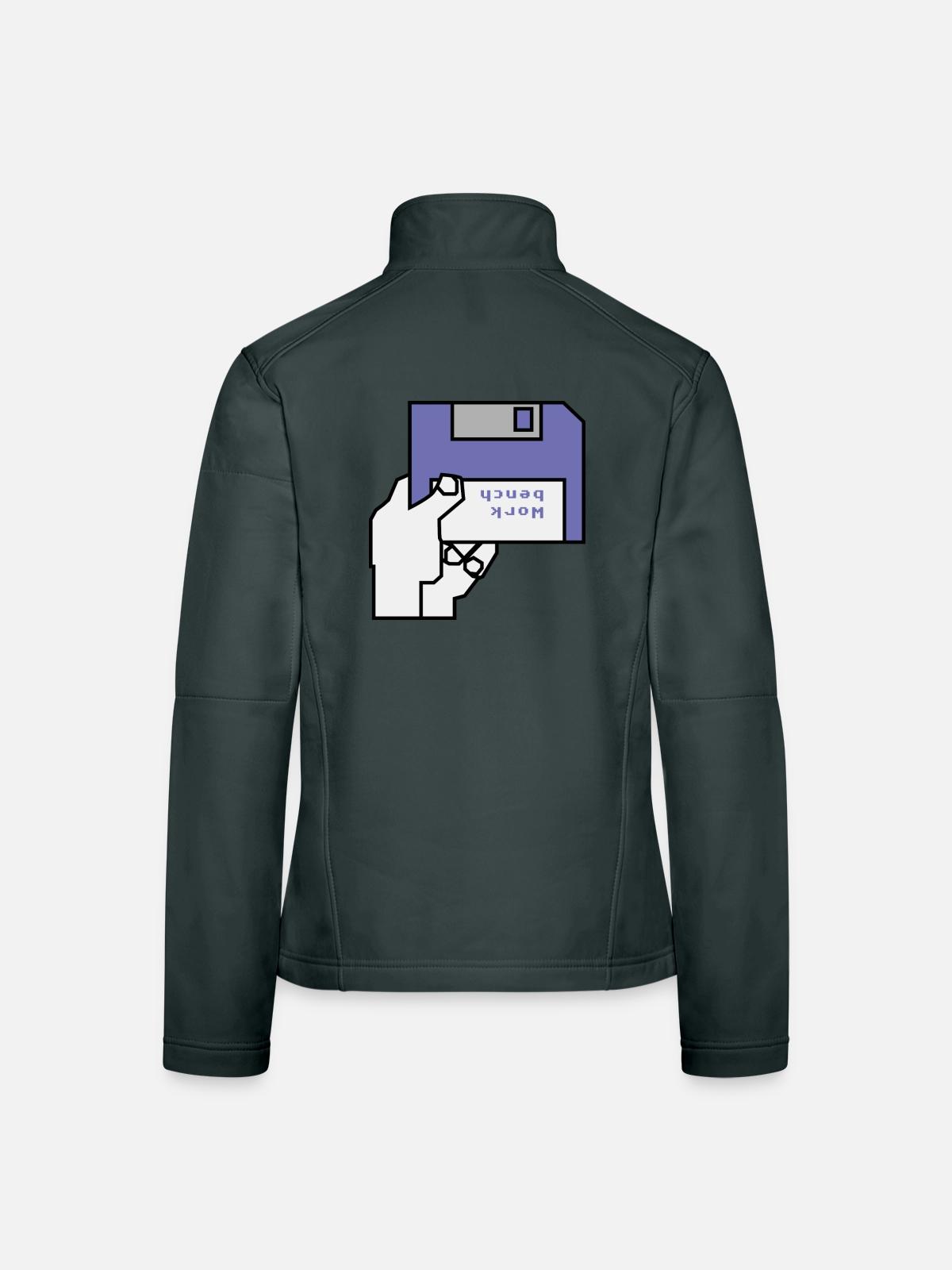Work bench - Women's Softshell Jacket - mouse grey - Back