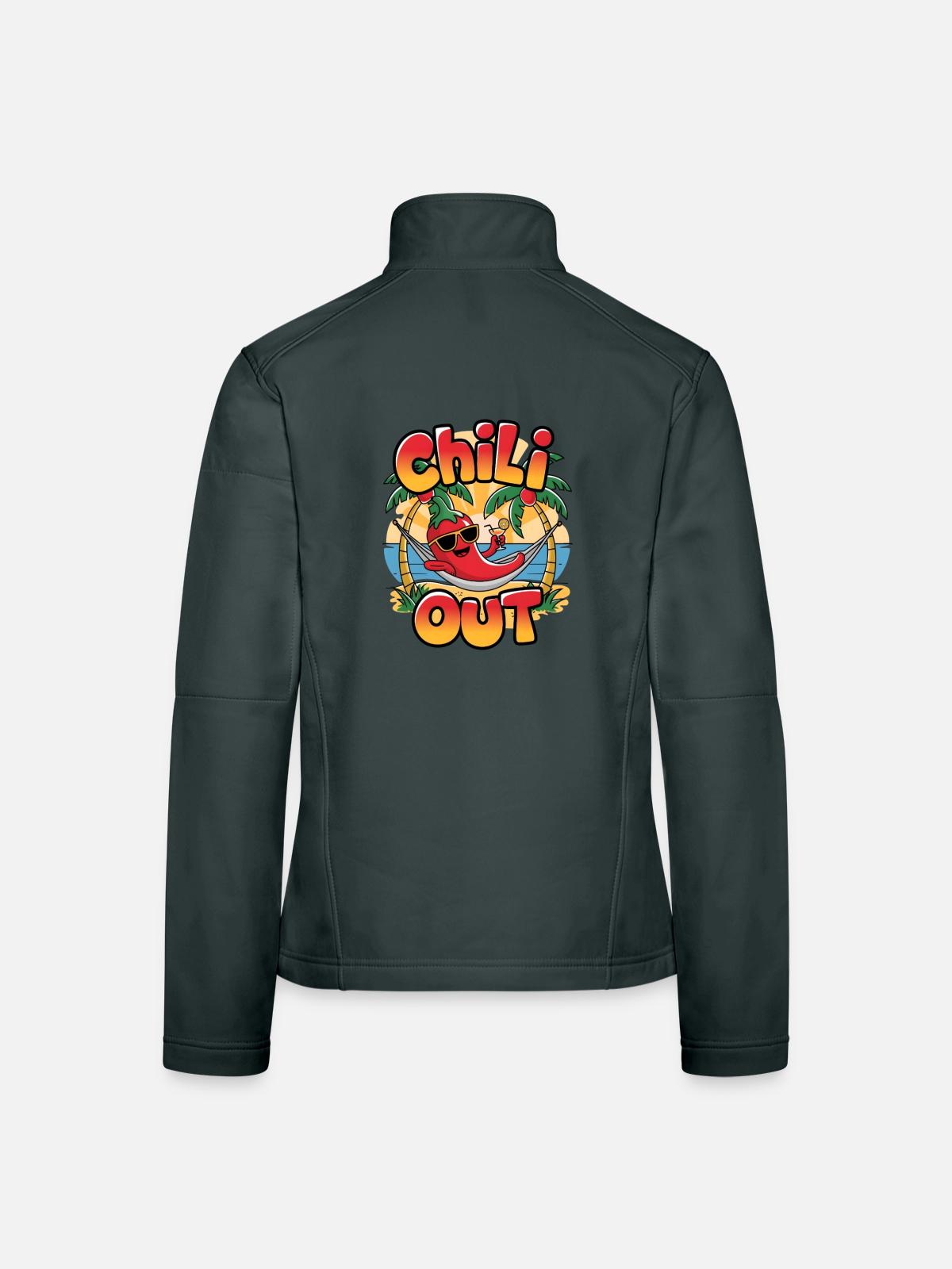 Chili Out - Women's Softshell Jacket - mouse grey - Back