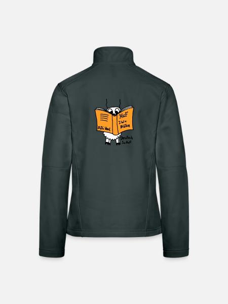 Deutsch Schof - Frauen Softshelljacke - Dunkelgrau