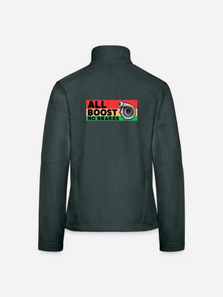 All Boost - keine Bremsen - Frauen Softshelljacke - Dunkelgrau - Hinten