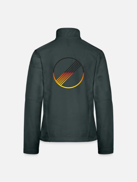 UNLIMITED GERMANY by Unlimited Apparel - Women's Softshell Jacket - mouse grey - Back
